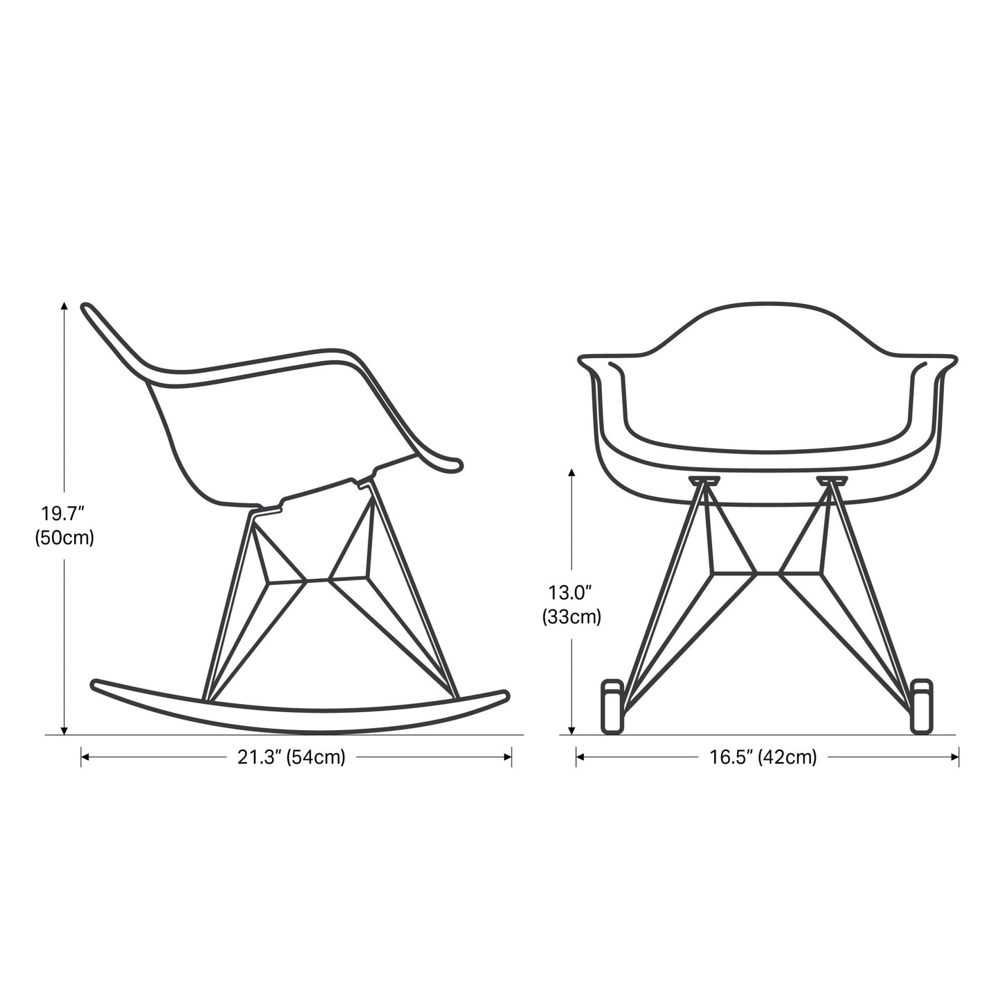 Carbon Fiber Rocking Chair - Children