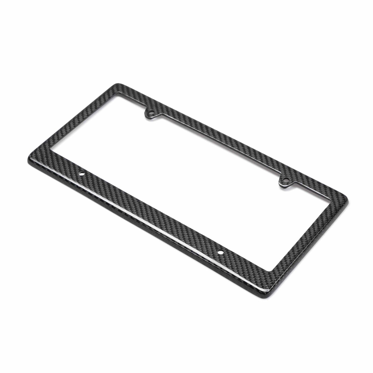 Carbon Fiber License Plate Frame - 4 Holes