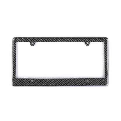 Carbon Fiber License Plate Frame - 4 Holes