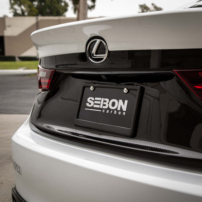 Carbon Fiber License Plate Frame (2 Holes)