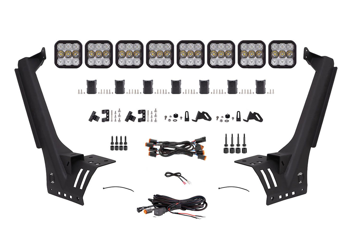 SS5 Windshield CrossLink Lightbar Kit for 2020-2024 Jeep Gladiator