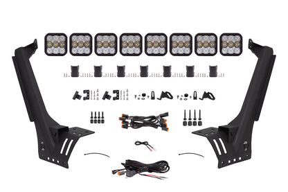 SS5 Windshield CrossLink Lightbar Kit for 2020-2024 Jeep Gladiator