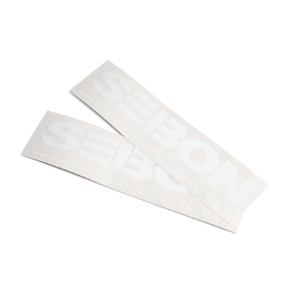 Seibon Carbon White Decals (Pair)
