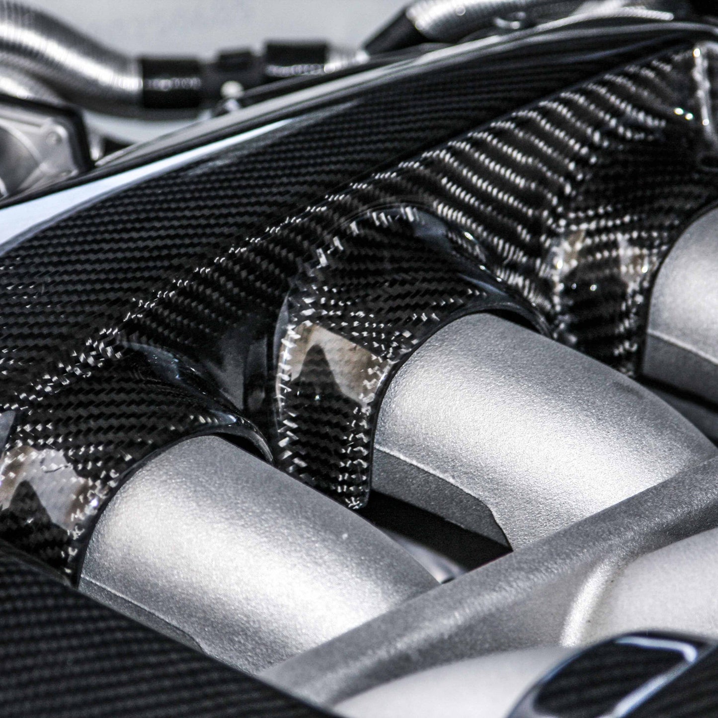 OEM-Style Carbon Fiber Engine Cover For 2009-2024 Nissan GT-R