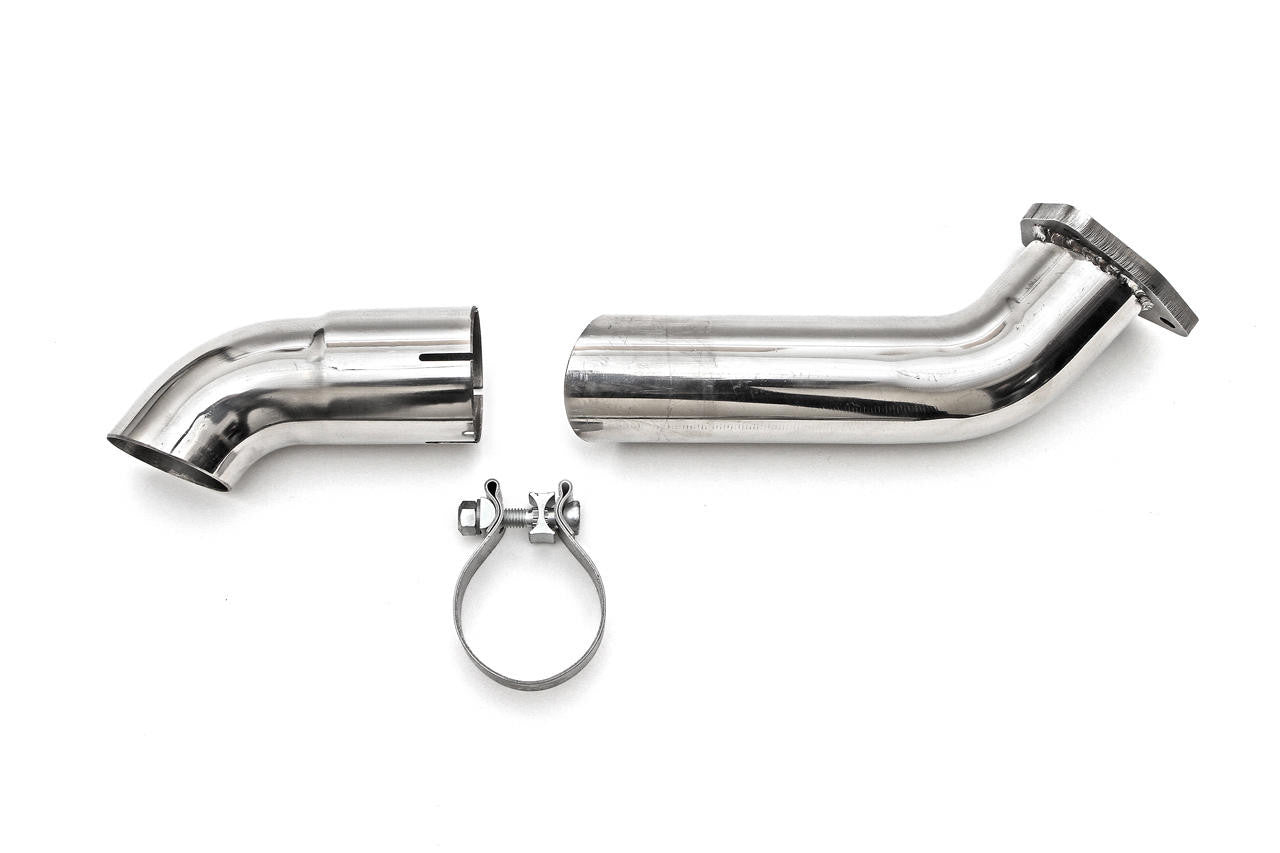 1974-1989 911 Carrera 3.0/3.2 Muffler Bypass Pipe with Turndown