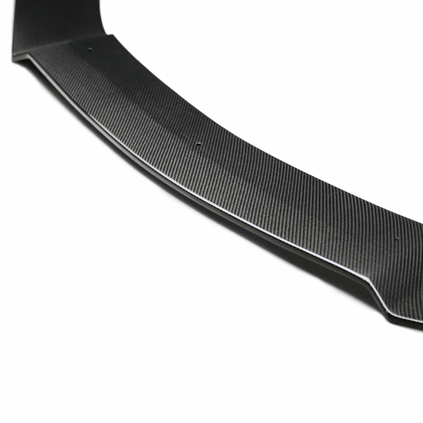 Carbon Fiber Splitter For TT-Style Fiberglass Front Bumper For 2016-2021 Honda Civic 4 Dr