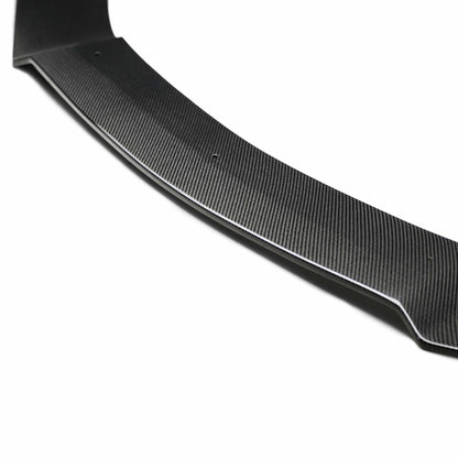 Carbon Fiber Splitter For TT-Style Fiberglass Front Bumper For 2016-2021 Honda Civic 4 Dr
