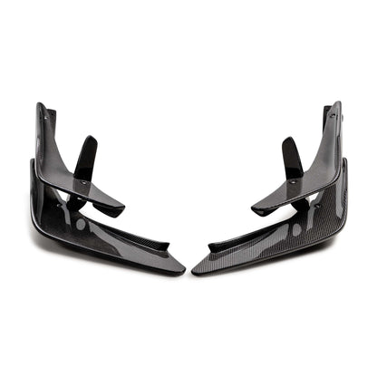 Carbon Fiber Front Bumper Canards For 2023-2025 Honda Civic Type R