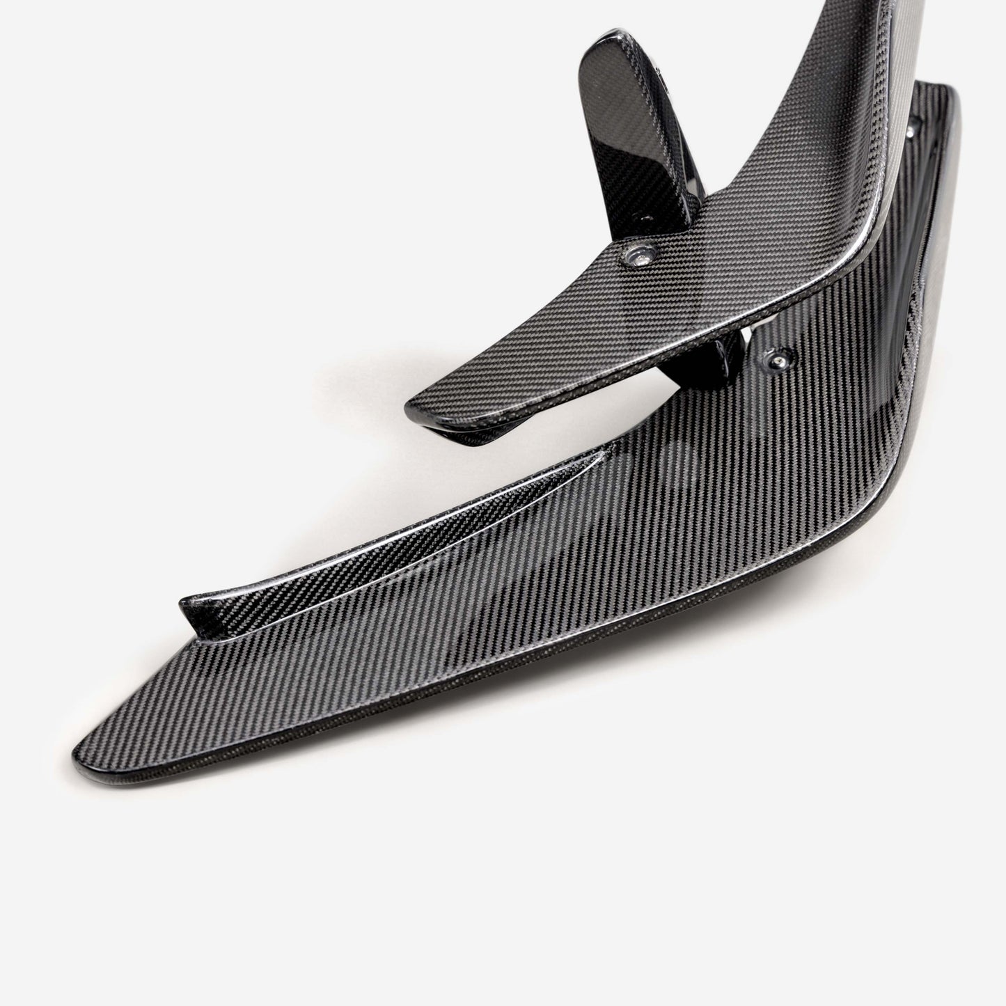 Carbon Fiber Front Bumper Canards For 2023-2025 Honda Civic Type R