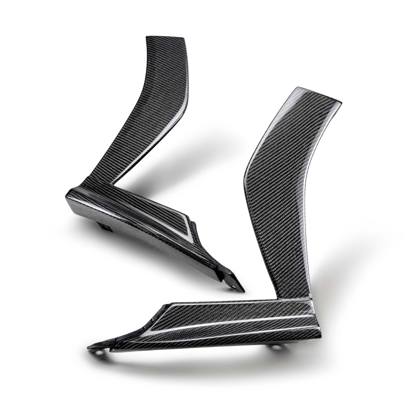 Carbon Fiber Front Bumper Trim For 2022-2024 Subaru WRX