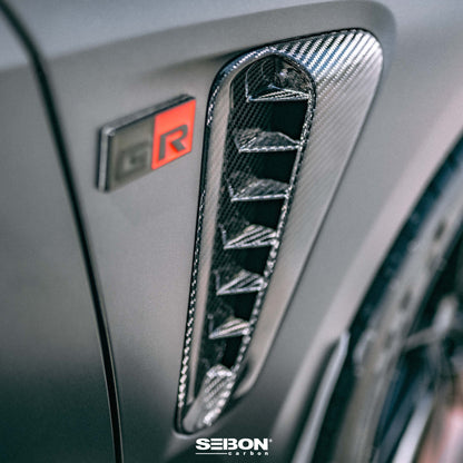 Dry Carbon Fender Vents For 2023-2025 Toyota GR Corolla - Gloss