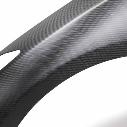 OEM-Style Dry Carbon Fiber Front Fenders For 2009-2024 Nissan GT-R - Matte