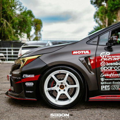 OEM-Style Dry Carbon Fenders For 2023-2025 Toyota GR Corolla - Gloss