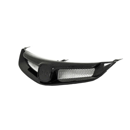 MG-Style Carbon Fiber Front Grille For 2006-2010 Honda Civic 4DR JDM
