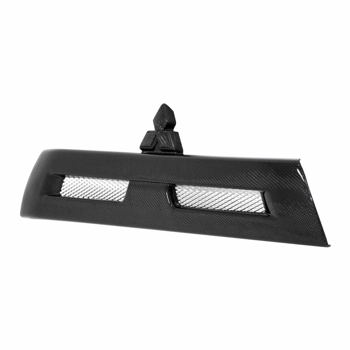 Carbon Fiber Front Grille For 2008-2015 Mitsubishi Lancer EVO X (With Emblem)
