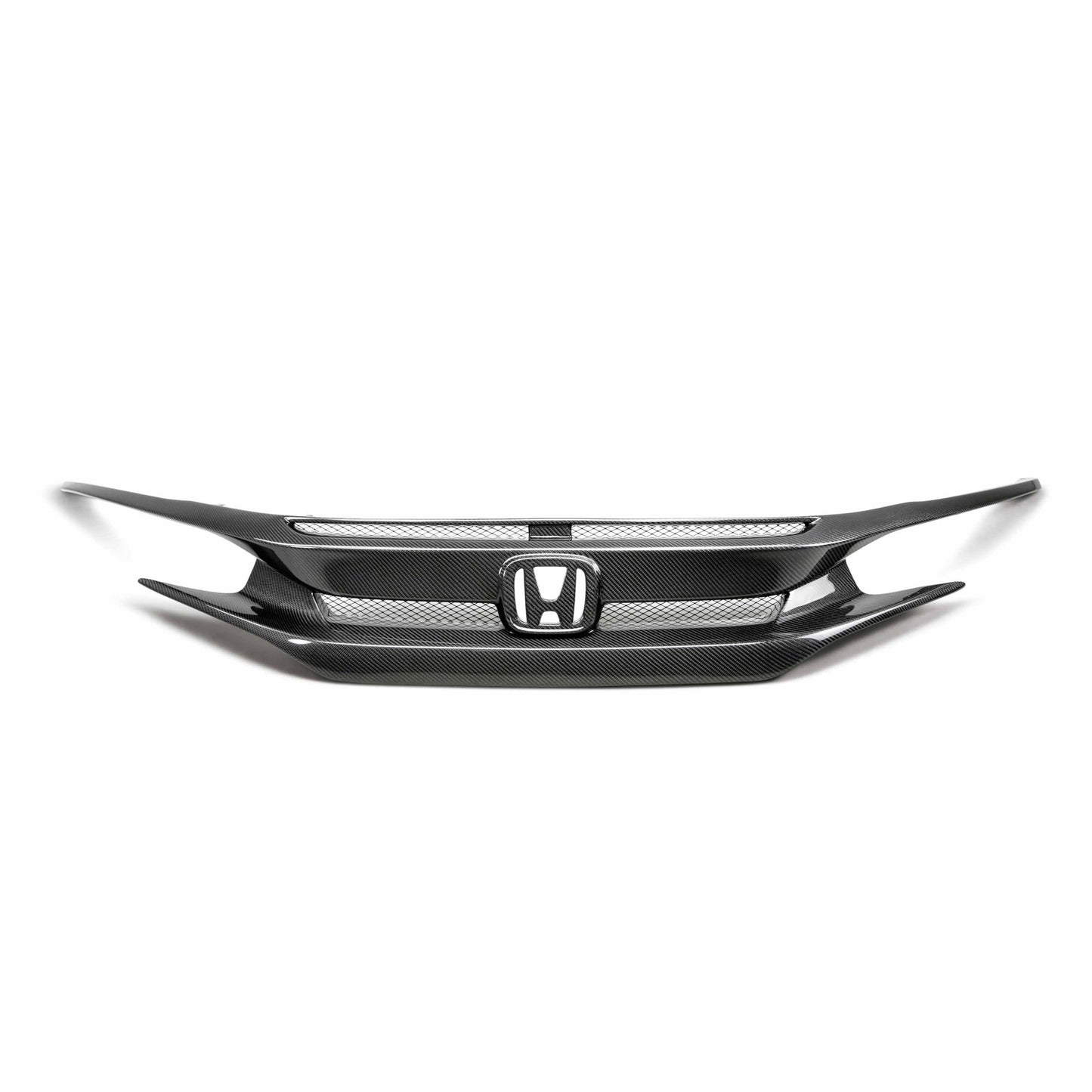 OE-Style Carbon Fiber Front Grille For 2016-2021 Honda Civic