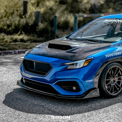 Carbon Fiber Front Grille For 2022-2024 Subaru WRX