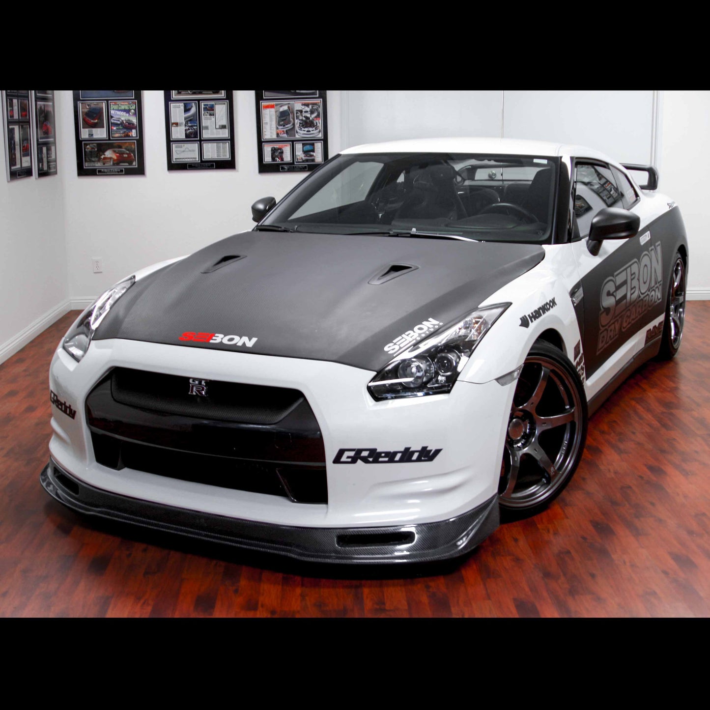 VS-Style Carbon Fiber Front Lip For 2009-2011 Nissan GT-R
