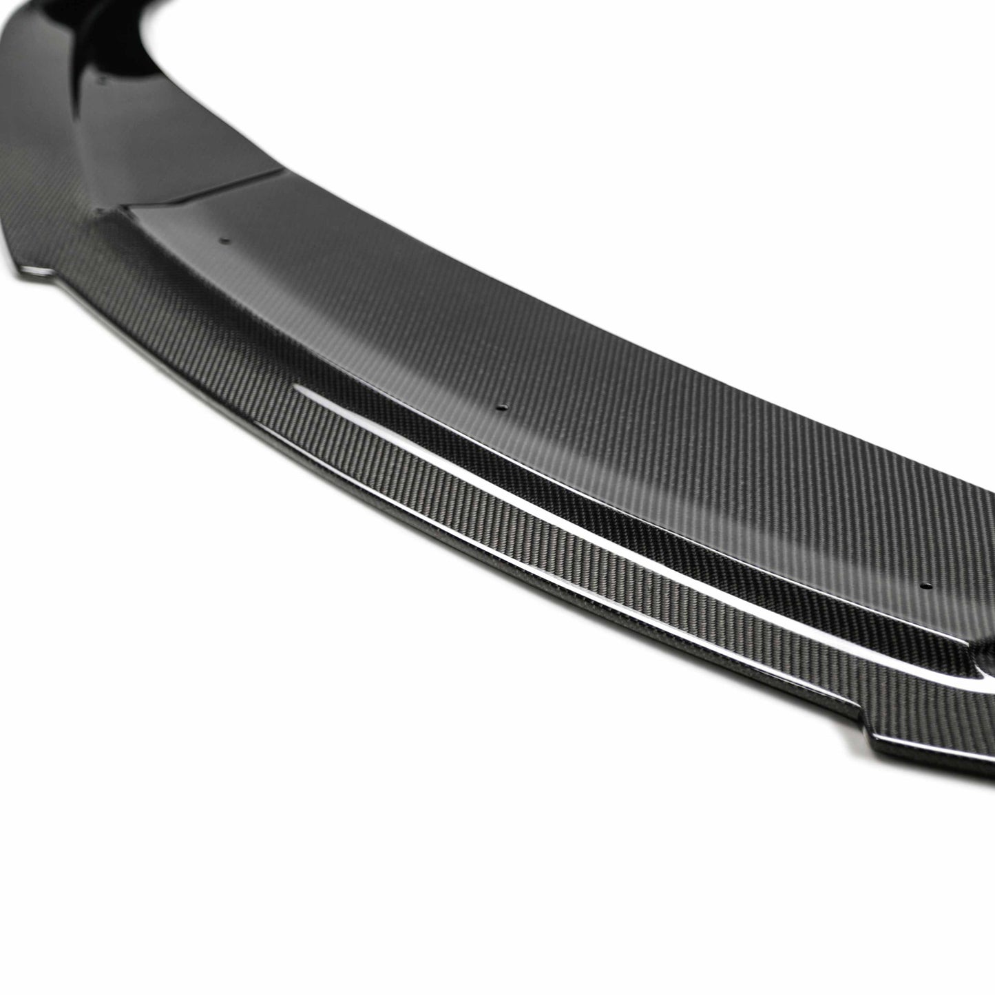 TR-Style Carbon Fiber Front Lip For 2016-2018 Honda Civic 4 Dr