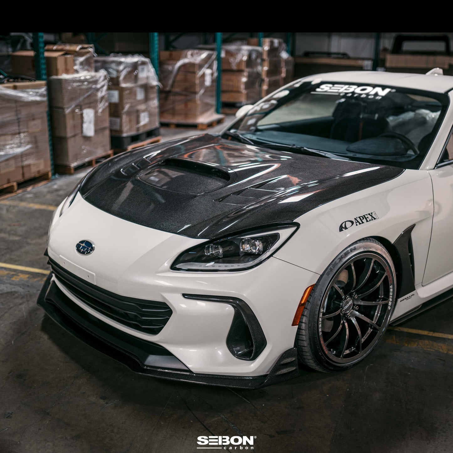 MB-Style Carbon Fiber Front Lip For 2022-2024 Subaru BRZ