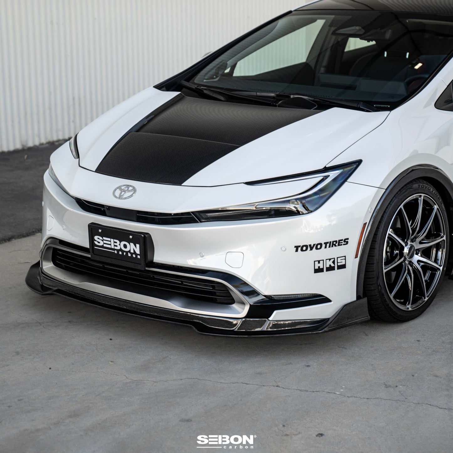 MB-Style Carbon Fiber Front Lip For 2023-2025 Toyota Prius / Prius Prime