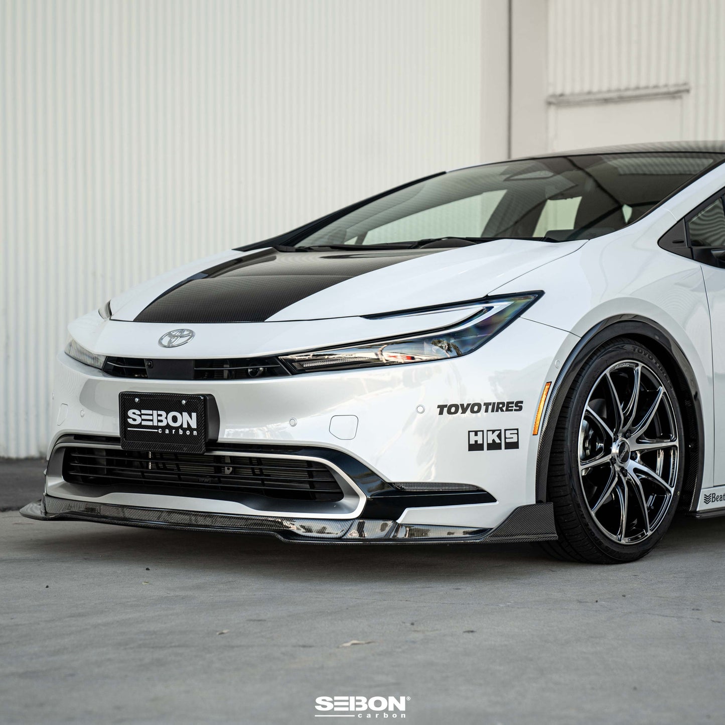 MB-Style Carbon Fiber Front Lip For 2023-2025 Toyota Prius / Prius Prime
