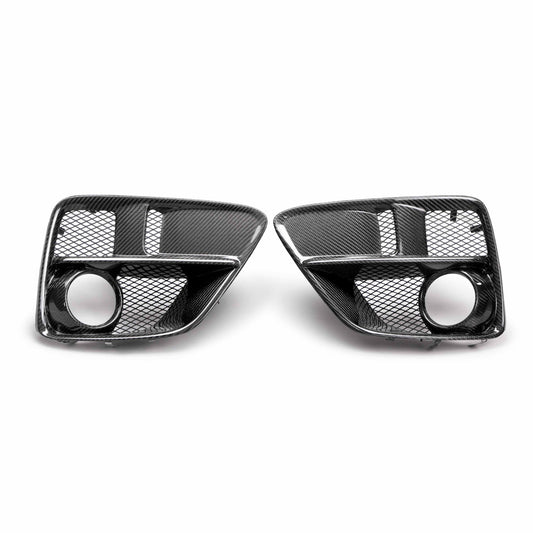 Seibon carbon fiber fog light surround for Subaru WRX STI - view 2
