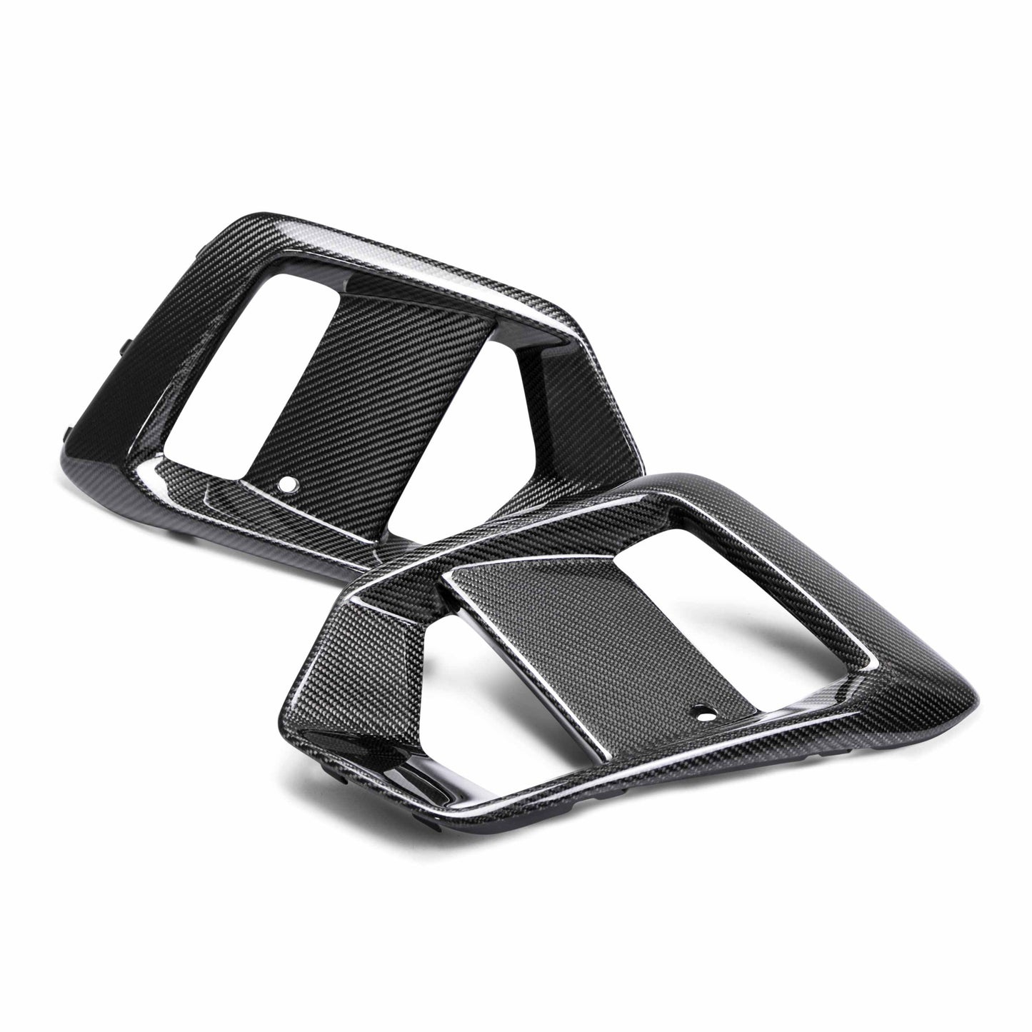 Carbon Fiber Fog Light Surround For 2016-2018 Ford Focus RS