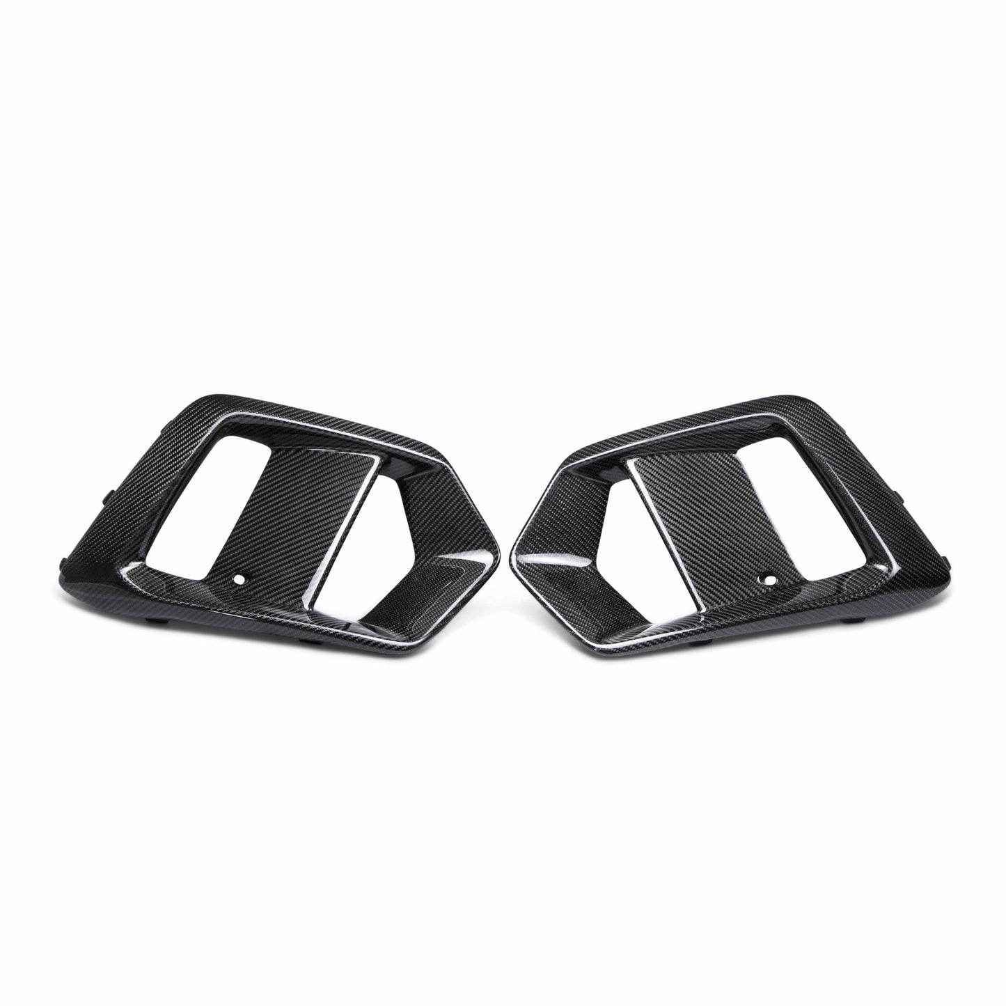 Carbon Fiber Fog Light Surround For 2016-2018 Ford Focus RS