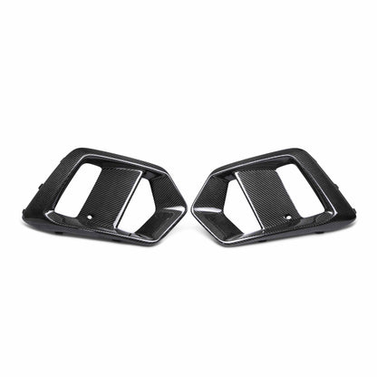 Carbon Fiber Fog Light Surround For 2016-2018 Ford Focus RS