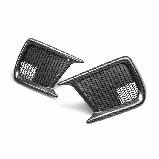 Seibon carbon fiber fog light surround for Subaru WRX STI