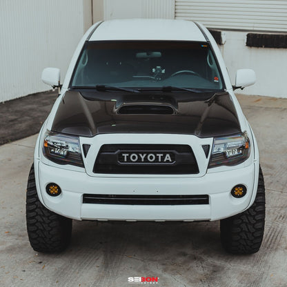 TR-Style Carbon Fiber Hood For 2005-2011 Toyota Tacoma