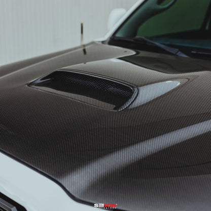 TR-Style Carbon Fiber Hood For 2005-2011 Toyota Tacoma