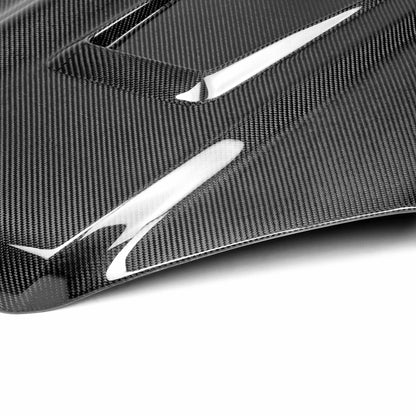 GT-Style Carbon Fiber Hood For 2008-2011 Mercedes Benz C-Class (Does Not Fit C-63)
