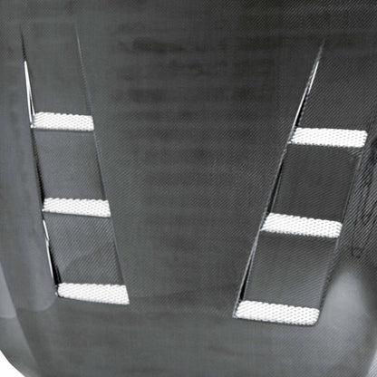 TS-Style Carbon Fiber Hood For 2010-2012 Hyundai Genesis 2dr