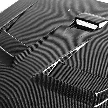 DV-Style Carbon Fiber Hood For 2008-2015 Mitsubishi Lancer EVO X