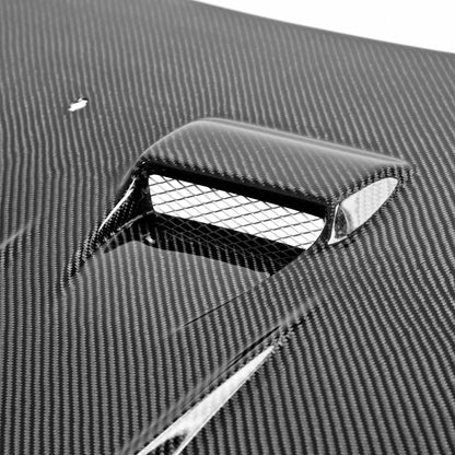 DV-Style Carbon Fiber Hood For 2008-2015 Mitsubishi Lancer EVO X