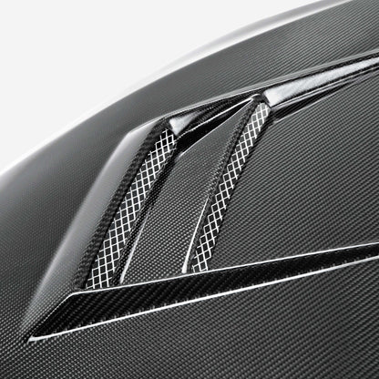 DV-Style Carbon Fiber Hood For 2008-2015 Mitsubishi Lancer EVO X