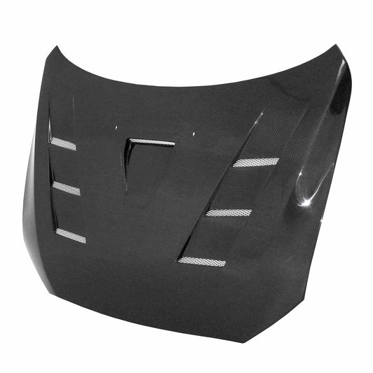 TS-Style Carbon Fiber Hood For 2008-2015 Mitsubishi Lancer EVO X