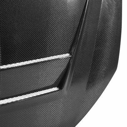 DV-Style Carbon Fiber Hood For 2010-2014 VW Golf / GTI (Shaved)