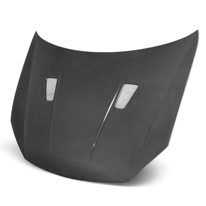 TM-Style Carbon Fiber Hood For 2010-2014 VW Golf / GTI (Shaved)