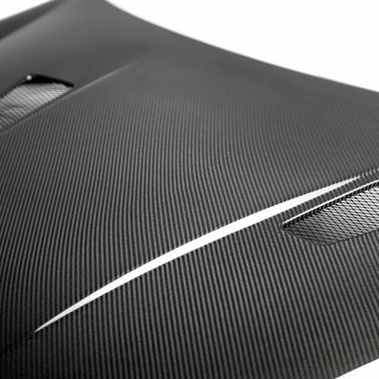 TM-Style Carbon Fiber Hood For 2010-2014 VW Golf / GTI (Shaved)