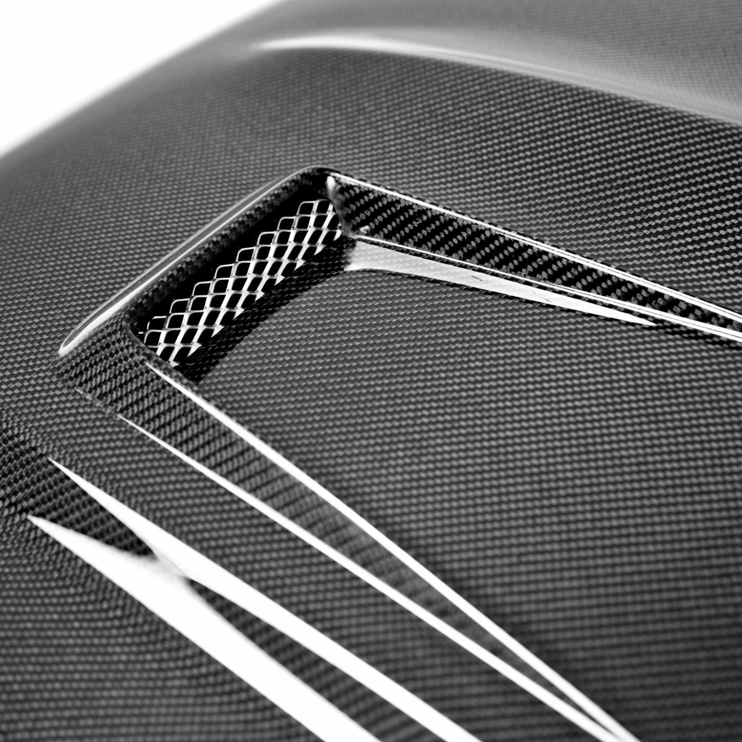 GT-Style Carbon Fiber Hood For 2012-2014 Mercedes Benz C-Class (Does Not Fit C-63)