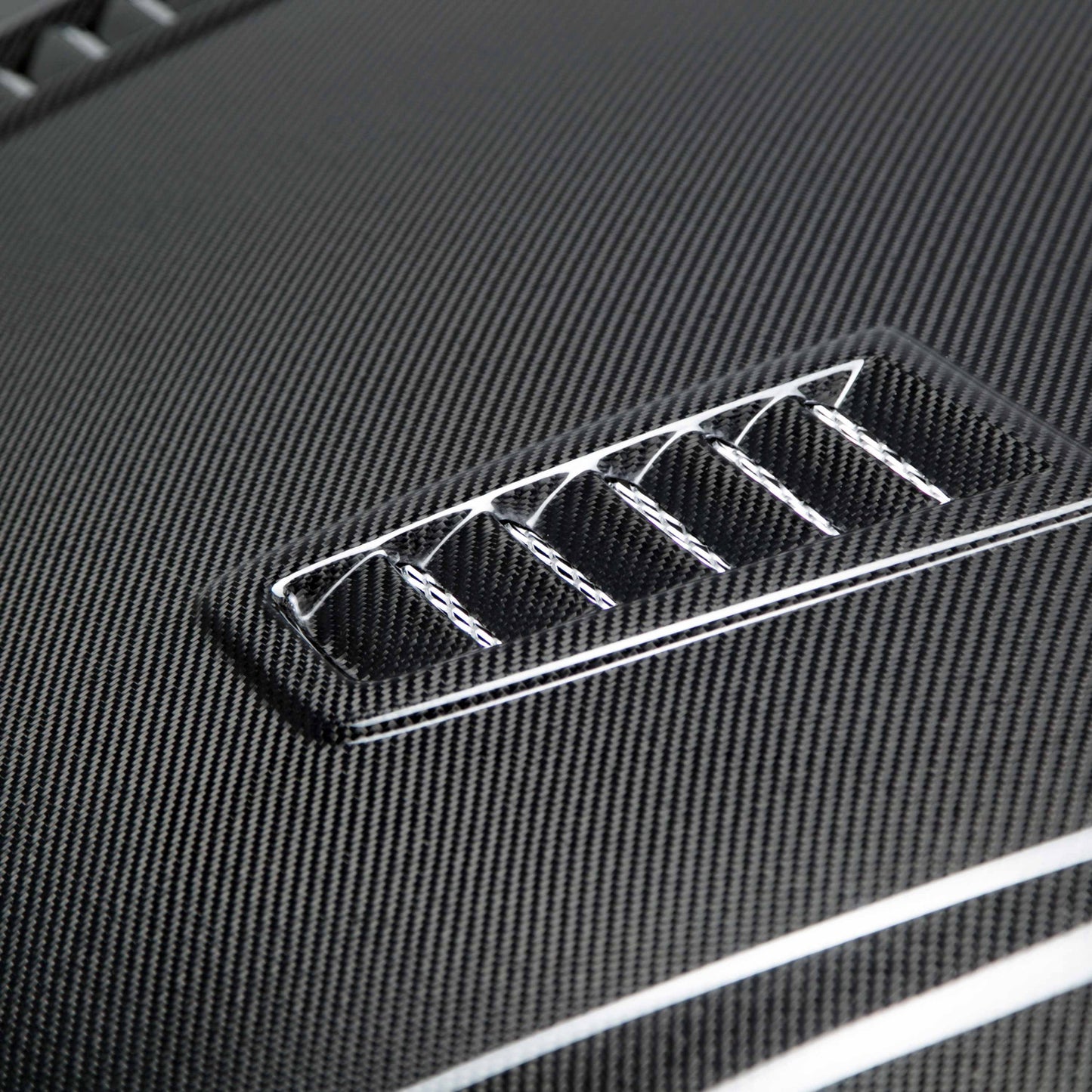 RS-Style Carbon Fiber Hood For 2012-2014 Ford Focus