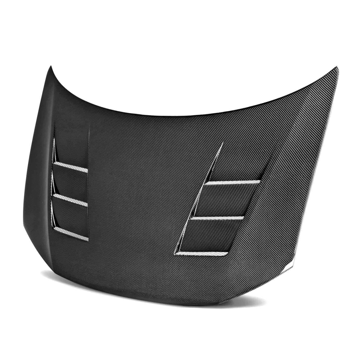 TS-Style Carbon Fiber Hood For 2012-2013 Honda Civic 2DR And 2012 Honda Civic 4DR