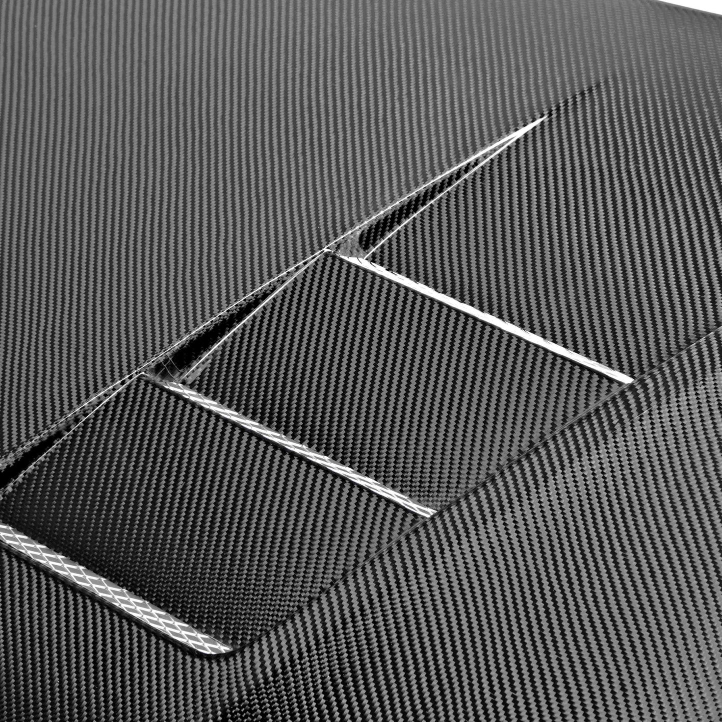 TS-Style Carbon Fiber Hood For 2012-2013 Honda Civic 2DR And 2012 Honda Civic 4DR