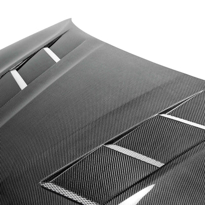 TS-Style Carbon Fiber Hood For 2013-2016 Hyundai Genesis 2dr