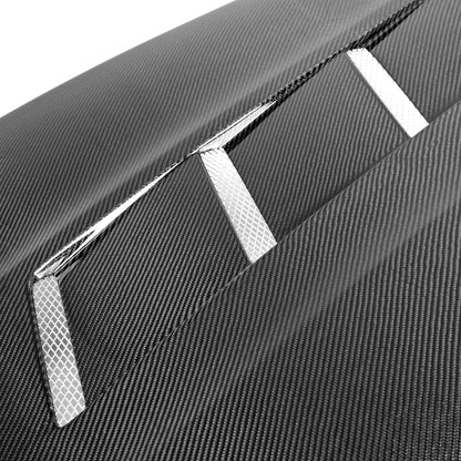 TS-Style Carbon Fiber Hood For 2013-2016 Hyundai Genesis 2dr