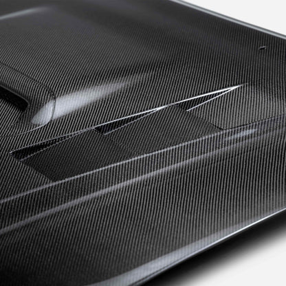 TS-Style Carbon Fiber Hood For 2012-2015 Toyota Tacoma
