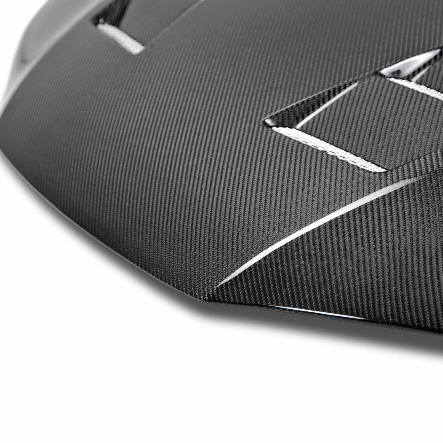 TS-Style Carbon Fiber Hood For 2014-2015 Honda Civic 2DR
